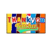 Thank You Teacher Chocolate Bar Gift Wrapper Label Gift Present For Sir Madam Ma'am (#244) (without chocolate bar)