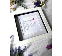Thank You Teacher Gift Frame Poem Keepsake. Perfect Present for School Staff, SEN, Headteacher, Caretaker, Difference Maker - End of Term / Leaving School (Difference Maker - Personalised)