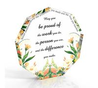Thank You Teacher Gifts Acrylic Nursery Teacher Gifts Retirement Gifts Proud of You Gifts for Nurse Leaving Gifts for Colleagues Women Positive Gifts for Friend Christmas Gifts Women Stocking Fillers