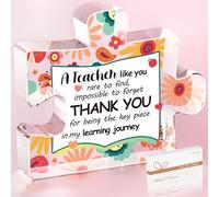 Thank You Teacher Gifts for Women & Men, Engraved Acrylic Teaching Assistant Gift - End of Term/Christmas Appreciation Present for Nursery Teacher,Teaching Assistant