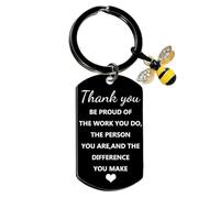 Thank You Teacher Keyring Leaving Gifts For Teacher Colleagues Retirement Gift End Of Year Gifts For Teacher Coworker Appreciation Gift for Teacher Be Proud Of The Work You Do Keyring