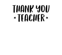 Thank You Teacher Men's T-Shirt - White - XXL - White