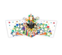 Thank You Teacher Pop Out Paper Celebrations Card Pop Up 3D Greeting Card PRC003