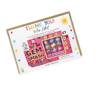 Thank you teacher scratch card holder, teacher card, teaching assistant gift End of Year unique Gift - Key Worker