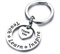 Thank you to the teacher of the heart keychain inspired by educational practice, thank you for the teacher's graduation gift
