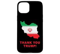 Thank You Trump - Support Free Iran Flag Color Graphic Case for iPhone 15 Plus