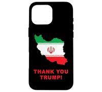 Thank You Trump - Support Free Iran Flag Color Graphic Case for iPhone 16 Pro Max