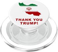 Thank You Trump - Support Free Iran Flag Color Graphic PopSockets PopGrip for MagSafe