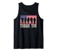 Thank You Veterans American Flag Tank Top
