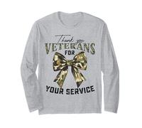 Thank You Veterans for Your Service Veterans Day Long Sleeve T-Shirt