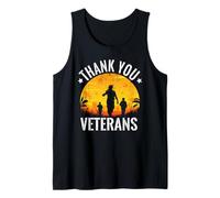 Thank You Veterans - US Veteran's Day Tank Top