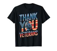 Thank You Veterans USA Flag T-Shirt