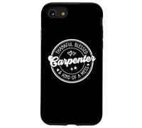 Thankful Blessed And Kind Of A Mess Carpenter Thanksgiving Case for iPhone SE (2020) / 7/8
