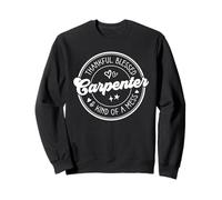 Thankful Blessed And Kind Of A Mess Carpenter Thanksgiving Sweatshirt