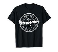 Thankful Blessed and Kind of A Mess Carpenter Thanksgiving T-Shirt