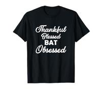 Thankful Blessed BAT Obsessed Shirt for Thanksgiving T-Shirt