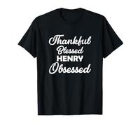 Thankful Blessed Henry Obsessed Shirt for Thanksgiving T-Shirt