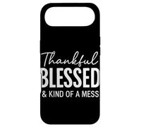 Thankful Blessed & Kind Of A Mess Christian Quote Bible Case for iPhone Air
