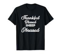 Thankful Blessed Sheep Obsessed Shirt for Thanksgiving T-Shirt