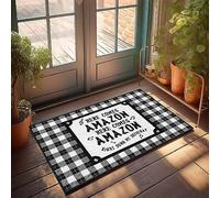 Thankful Door Mat Here Comes Amazon Right Down My Driveway Doormat Funny Home Decor Small Welcome Mat(40X60CM)