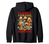 Thankful for family and funny moments Zip Hoodie
