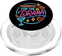 Thankful For The Drama Thanksgiving Campy Drag Queen PopSockets PopGrip for MagSafe