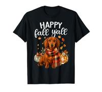 Thankful Grateful Blessed Dachshund Dog Autumn Fall Value Graphic T-Shirt