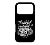 Thankful Grateful Pumpkin Spice Blessed Christian Case for iPhone 17 Pro