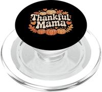 Thankful Mama Thanksgiving Autumn Pumpkin Hearts PopSockets PopGrip for MagSafe