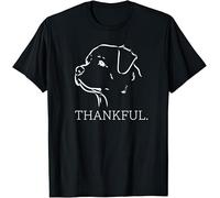 Thankful Rottweiler Kids Womens Mens T Shirt Medium Black