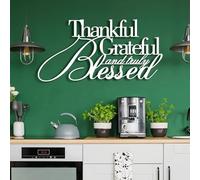 Thankful Wall Art Decor, Modern Sculpture for Home and Stairs Nature