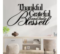 Thankful Wall Art Decor, Modern Sculpture for Home and Stairs Nature