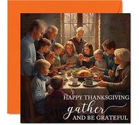 Thankgiving Greetings Card for Women and Men, Thanksgiving Meal