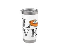 Thankgsiving Pumpkin Pie Love Stainless Steel Insulated Tumbler