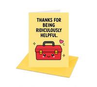 Thanks for Being Ridiculously Helpful Thank You Card