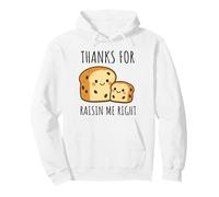 Thanks For Raisin Me Right Cute Mom Pun Design Pullover Hoodie