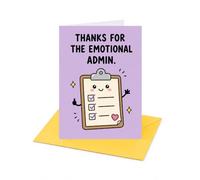 Thanks for the Emotional Admin Thank You Card