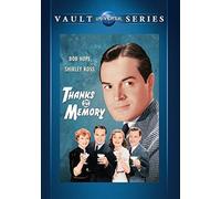 Thanks for the Memory DVD (1938) - Bob Hope, Shirley Ross, George Archainbaud