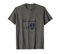 Thanks for Walking Beside Me Dad - Daughter Gift Clothing T-Shirt, Men, Asphalt, 3XL