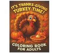 Thanks-Giving Coloring Book, 50 Pages, Country Autumn Coloring Book, Coloring Book for Adults, Autumn Vibes, Cozy Country: Relaxing Country ... Book, No Bleed Through, Single-sided Pages