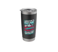 Thanks to My Middle Finger for Having My Back - Stainless Steel Insulated Tumbler
