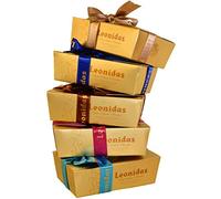 Thanks You Leonidas Chocolates Gift Set, 5 Boxes of Assorted Leonidas Belgian Chocolates