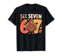 Thanksgiving 67 Meme Six Seven Funny Turkey T-Shirt