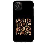 Thanksgiving ABC Alphabet Turkey Day Fall Leaves Teacher Case for iPhone 11 Pro Max