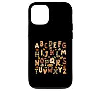 Thanksgiving ABC Alphabet Turkey Day Fall Leaves Teacher Case for iPhone 12/12 Pro