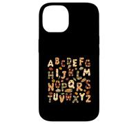 Thanksgiving ABC Alphabet Turkey Day Fall Leaves Teacher Case for iPhone 14