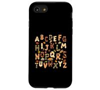 Thanksgiving ABC Alphabet Turkey Day Fall Leaves Teacher Case for iPhone SE (2020) / 7/8