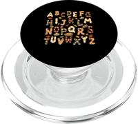 Thanksgiving ABC Alphabet Turkey Day Fall Leaves Teacher PopSockets PopGrip for MagSafe