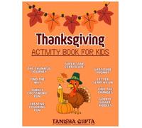 Thanksgiving Activity Book for Kids