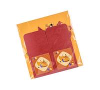 Thanksgiving Cards with Envelope Harvest Box Paper Sculpture Greeting Card for Party Centerpieces Party Table Decoration